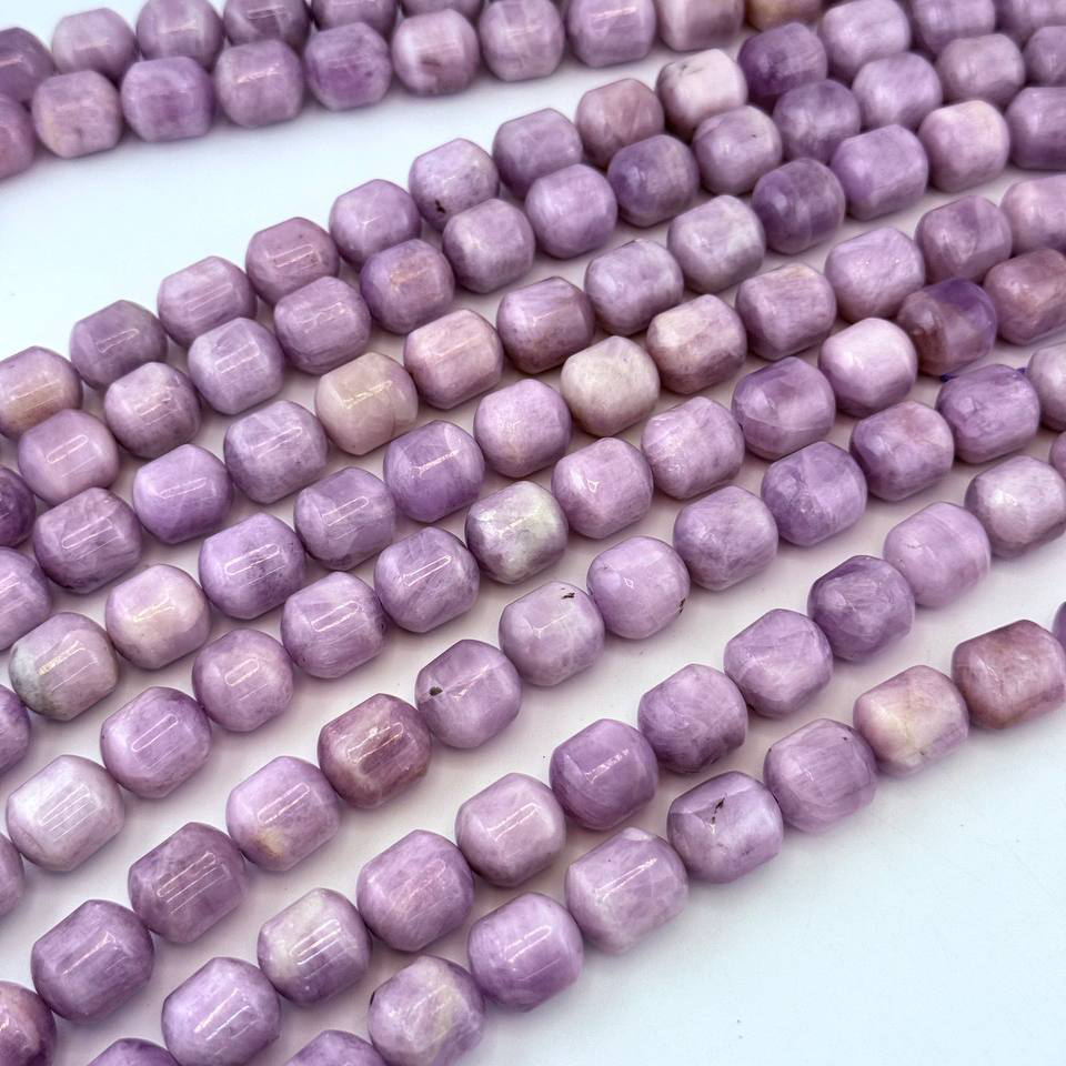 Бусины Кунцит гладкий глянцевый, бочонок 12*10мм натуральный камень