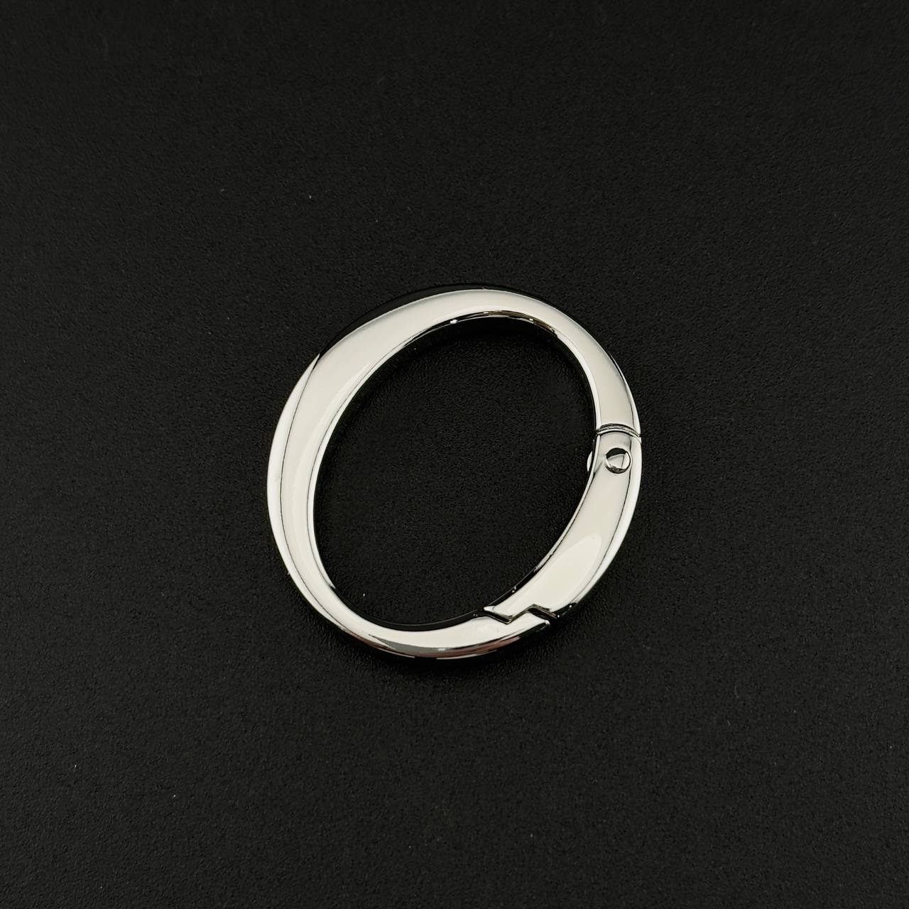 Карабин бейл размер 32*35мм цвет серебро