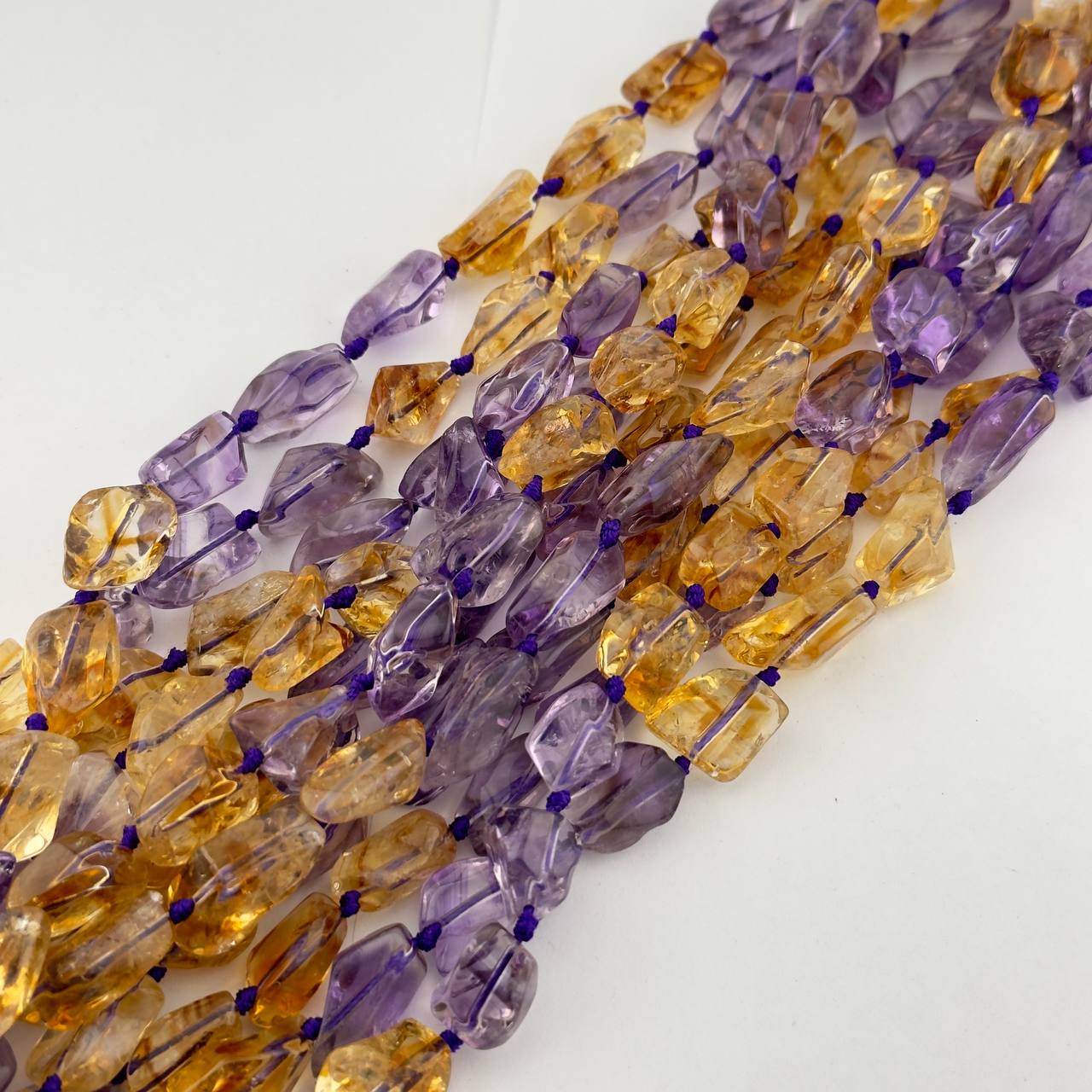 Аметрин размер 10*17мм натуральный камень