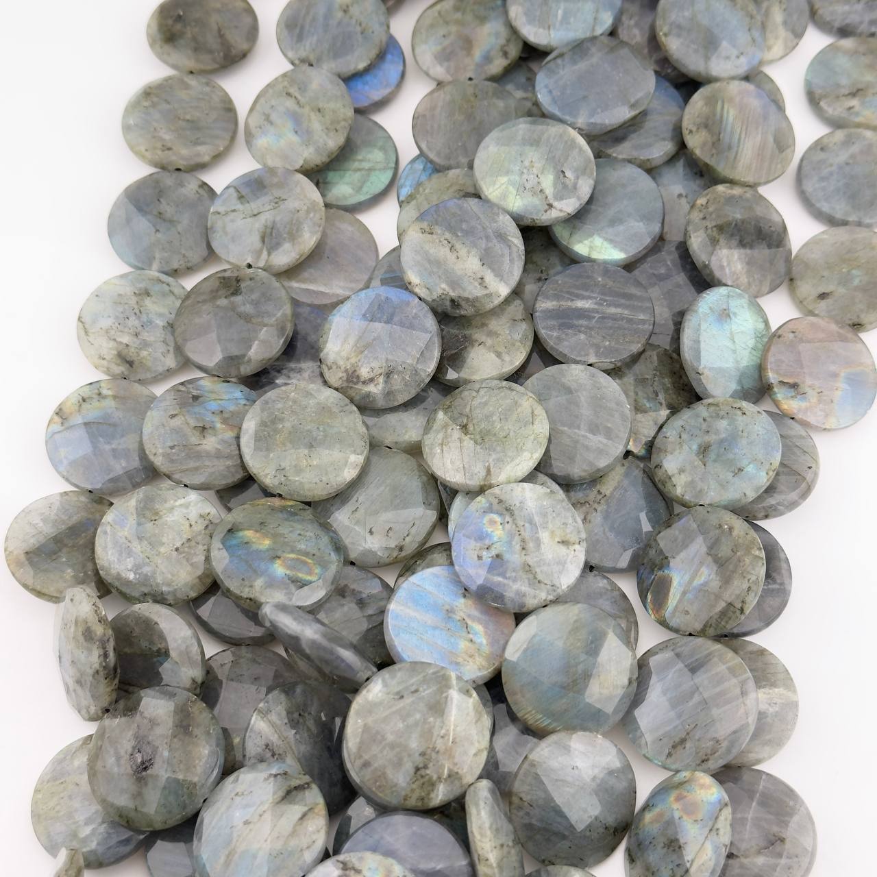 Бусины Лабрадорит размер 25*8мм натуральный камень