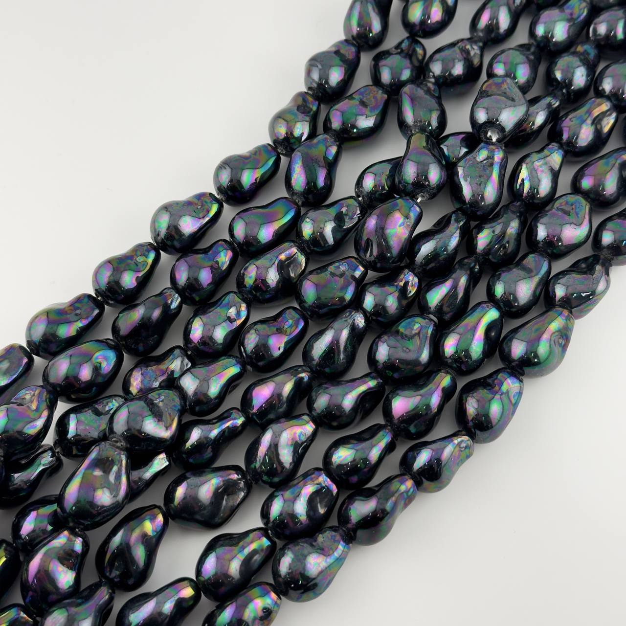 Майорка касуми цвет черный размер 15*22мм