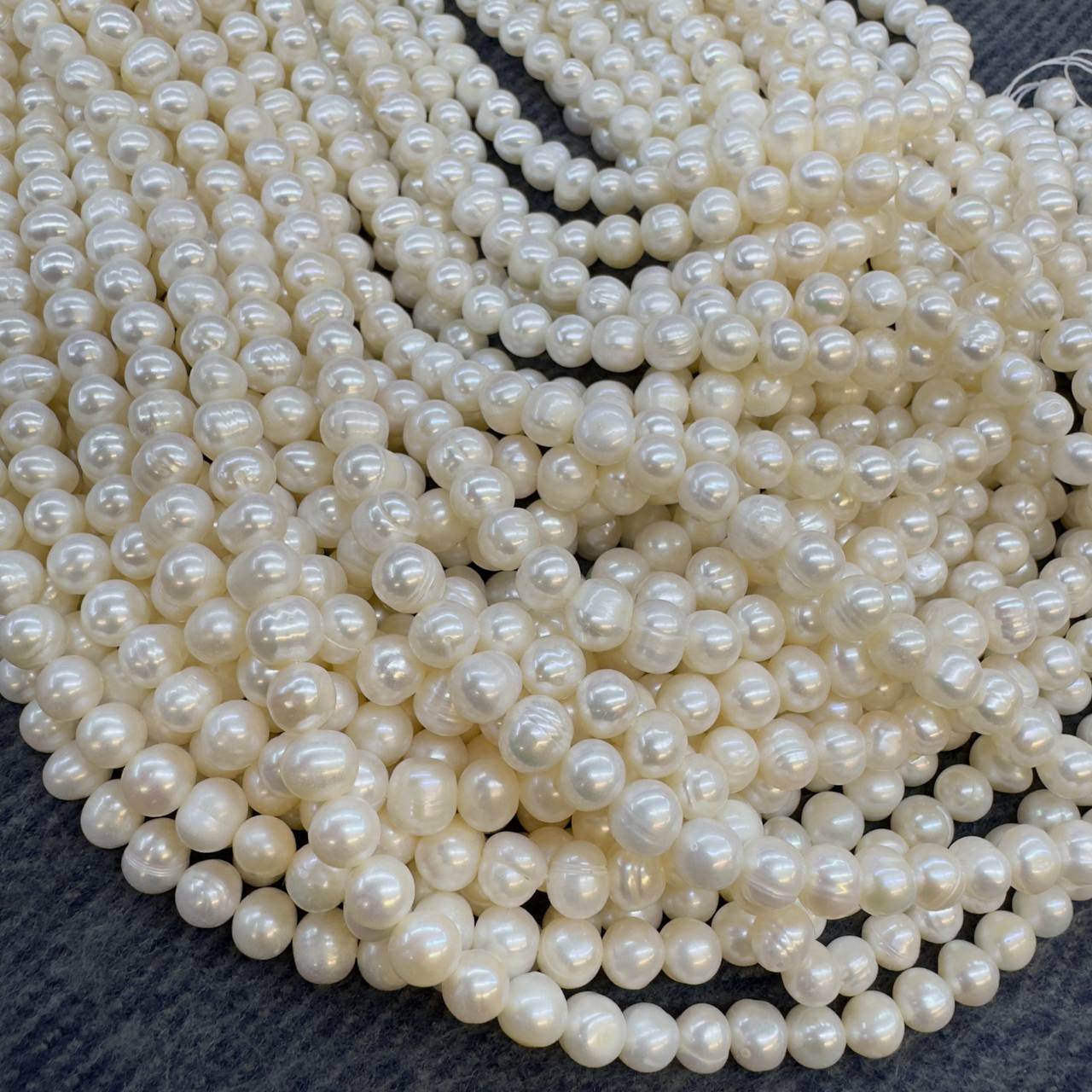 Жемчуг А культивированный размер 7-8мм